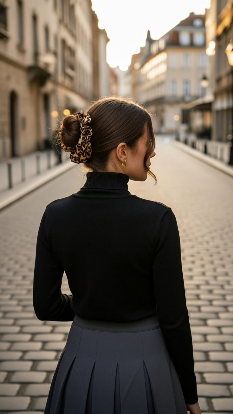 Satin-Haargummi „Wild Chic“