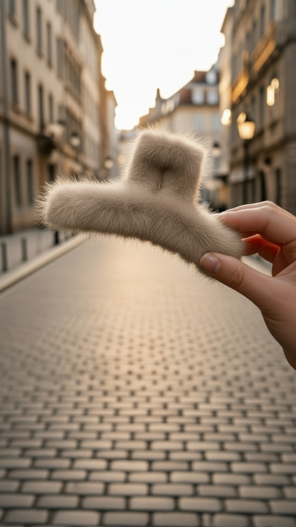 Fell-Haarklammer „Soft Touch“