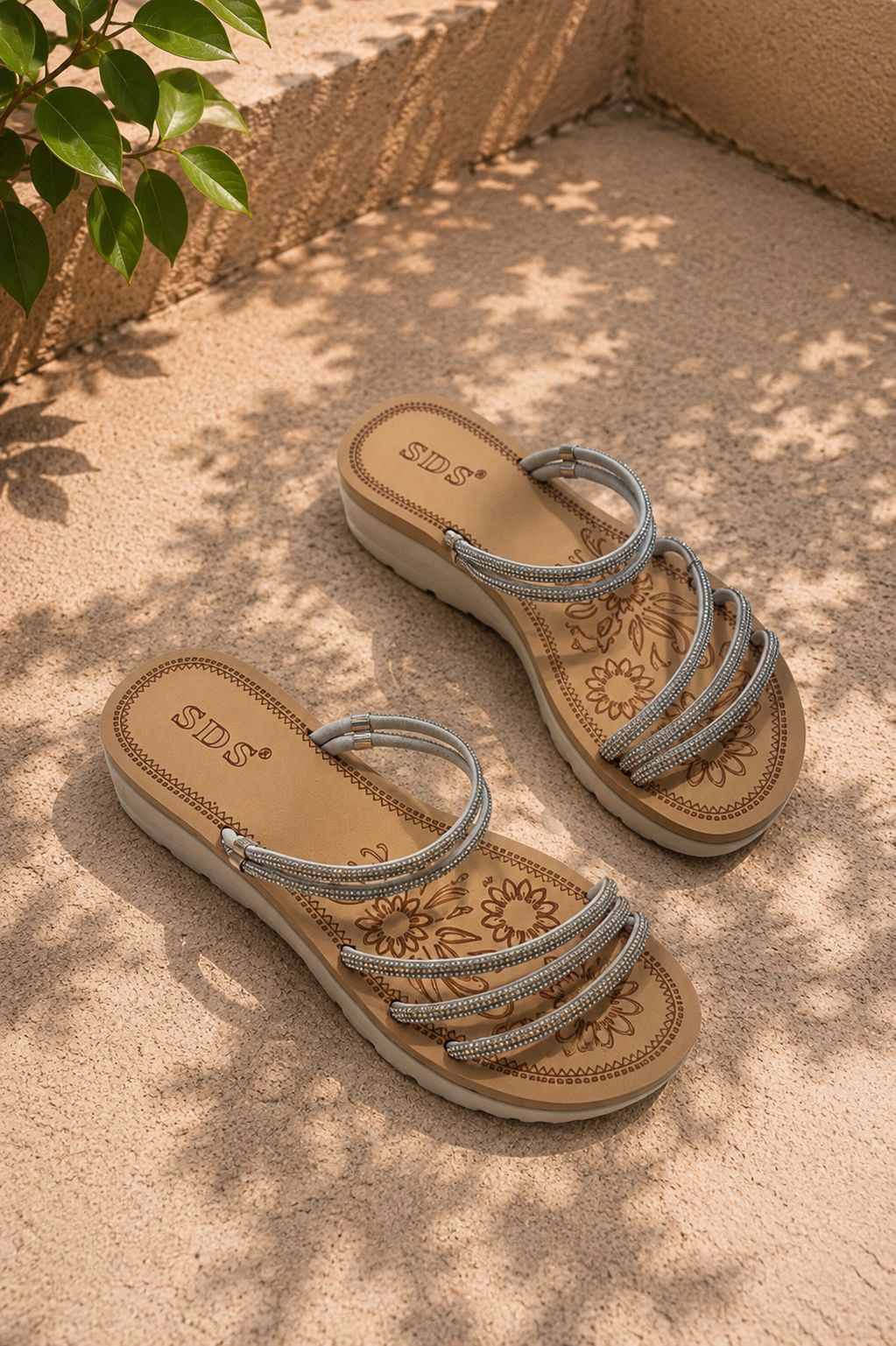 Sandalen „Glitzer"