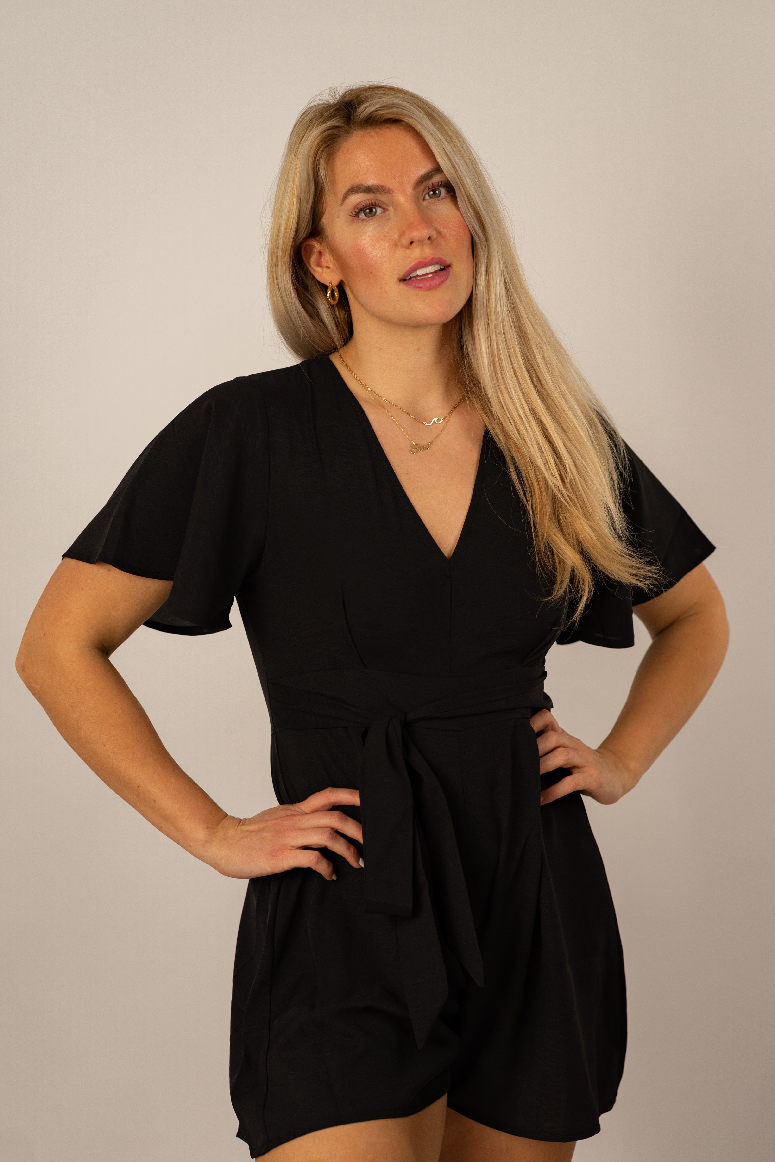 Black playsuit online