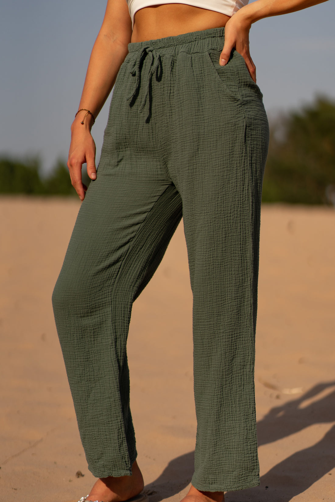 Musselin Hose „Kendra“